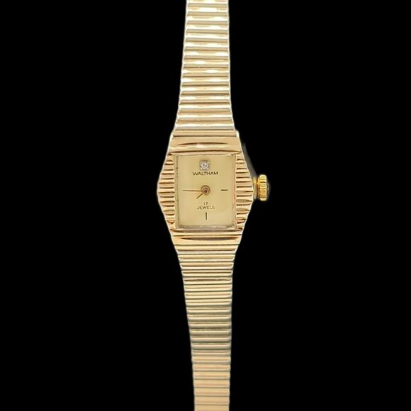 Waltham Womens Vintage Diamond Mechanical Watch - Picture 1 of 8